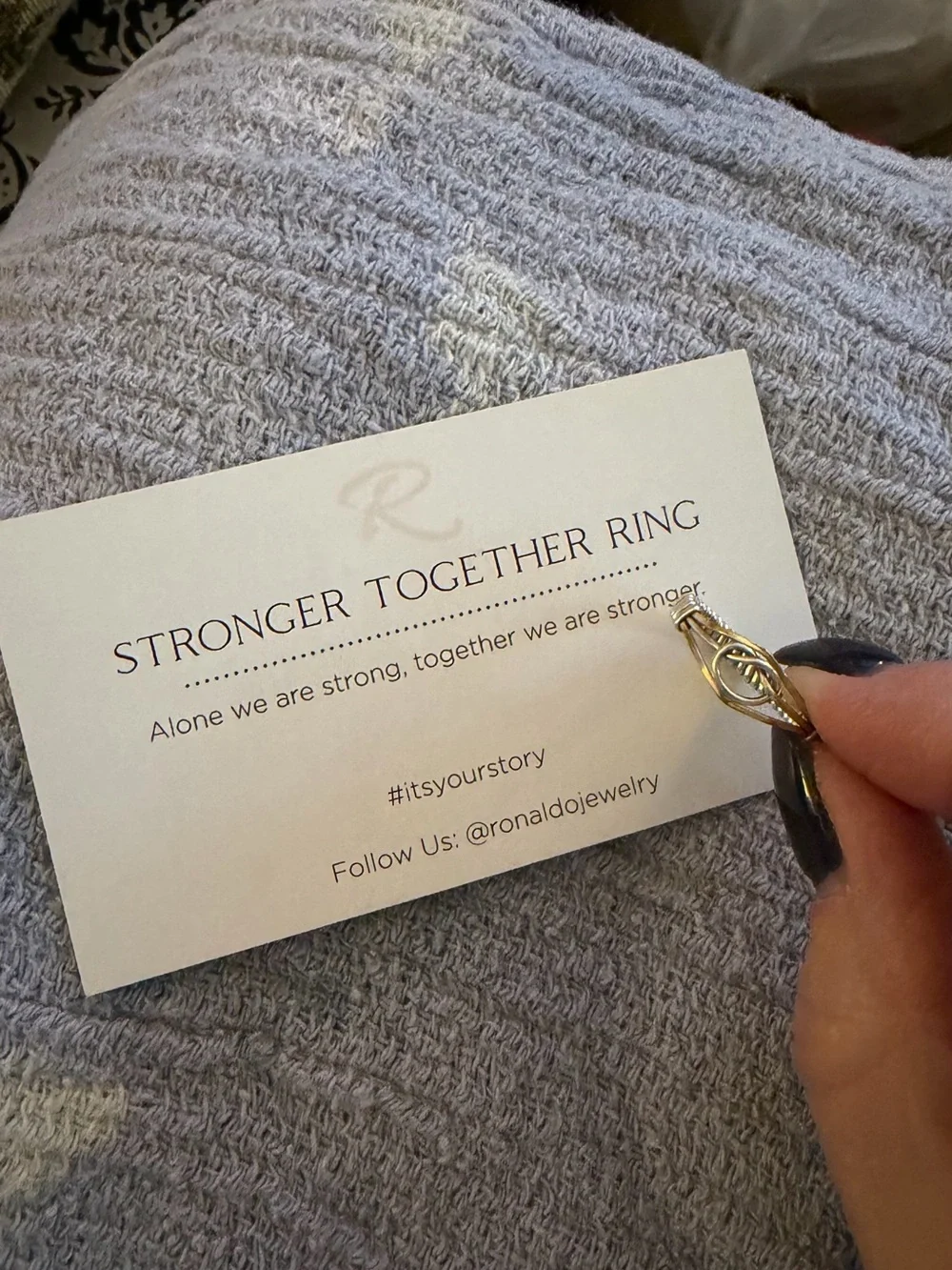 Ronaldo Jewelry Two-Tone Wire Wrap Ring — Gold and Silver